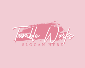 Beauty Makeup Artist Wordmark logo design