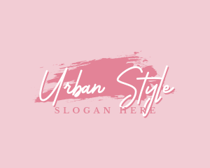 Beauty Makeup Artist Wordmark logo design