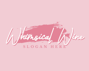 Beauty Makeup Artist Wordmark logo design