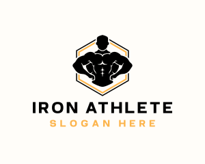 Strong Human CrossFit logo design