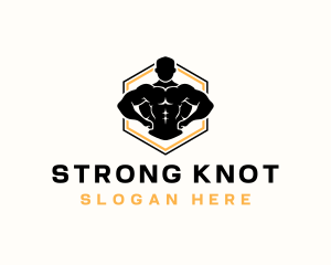 Strong Human CrossFit logo design