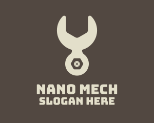 Grey Bull Wrench  logo design