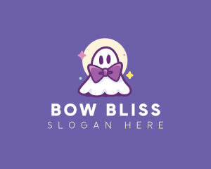 Ghost Ribbon Cartoon logo design