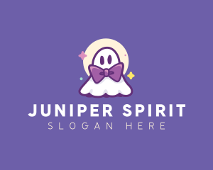 Ghost Ribbon Cartoon logo design