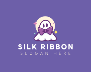 Ghost Ribbon Cartoon logo design