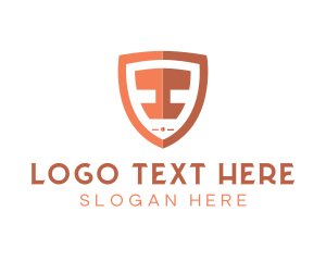 Tech Shield Letter I logo