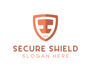 Tech Shield Letter I logo
