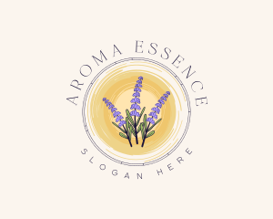 Lavender Flower Bouquet logo design