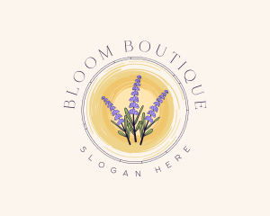 Lavender Flower Bouquet logo