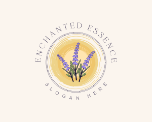 Lavender Flower Bouquet logo design