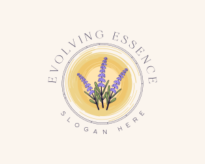 Lavender Flower Bouquet logo design