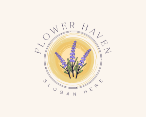 Lavender Flower Bouquet logo