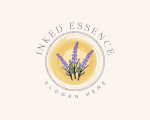 Lavender Flower Bouquet logo design