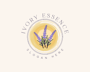 Lavender Flower Bouquet logo design