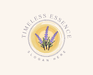 Lavender Flower Bouquet logo design