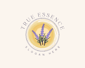 Lavender Flower Bouquet logo design