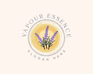 Lavender Flower Bouquet logo design