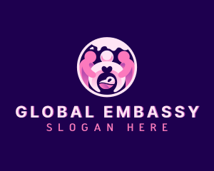 Global Family Community logo design