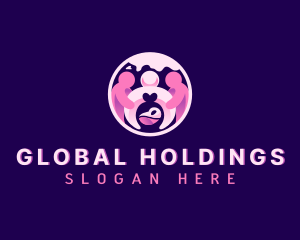 Global Family Community logo design