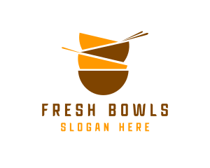 Asian Bowls Chopsticks logo