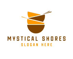 Asian Bowls Chopsticks logo