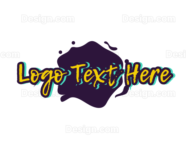 Handwritten Paint Art Logo