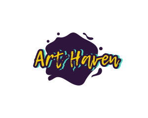 Handwritten Paint Art logo design