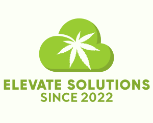 Cannabis Leaf Cloud logo