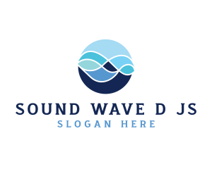 Ocean Wave Water logo design