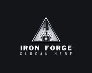 Ironwork Laser Machine logo design