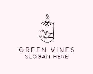 Leaf Vines Candle logo