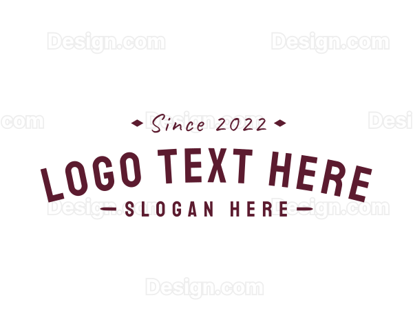 Hipster Apparel Business Logo