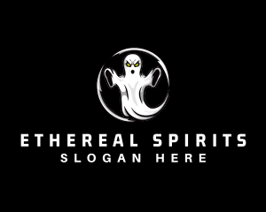 Creepy Ghost Spirit logo design