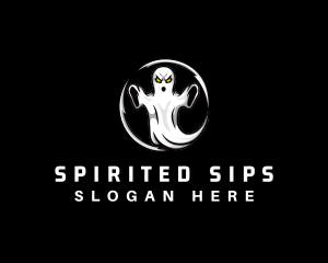 Creepy Ghost Spirit logo design