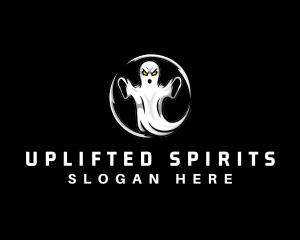 Creepy Ghost Spirit logo design