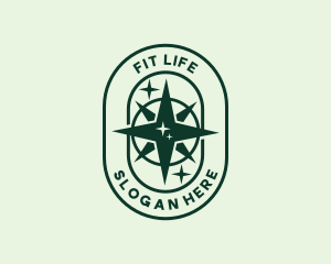 Compass Star Sparkle logo