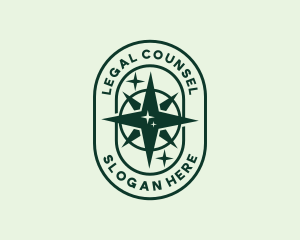 Compass Star Sparkle logo
