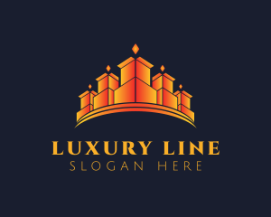 Luxury Crown Box logo design