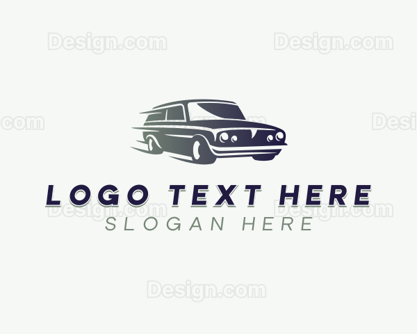 Fast Car Automobile Logo