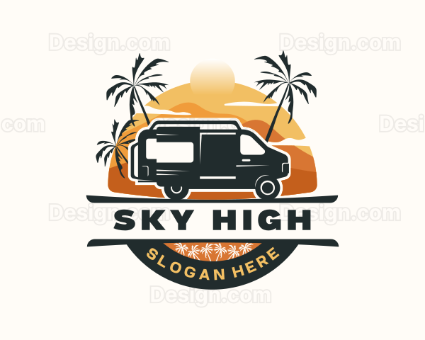 Van Travel Getaway Logo