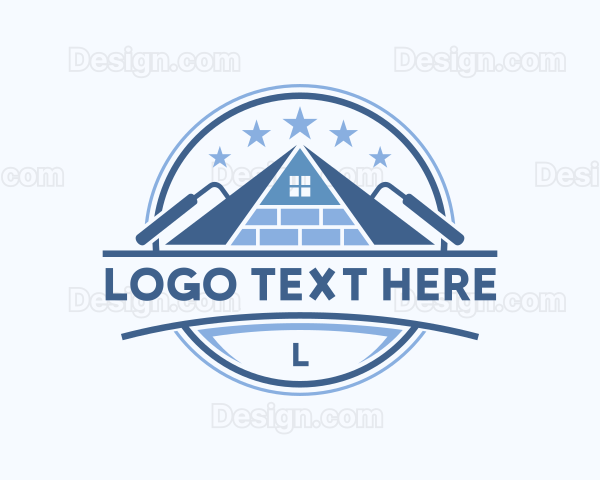 Construction Brick Masonry Logo