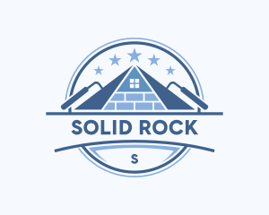 Construction Brick Masonry logo design