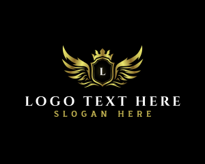 Luxury  Wings Shield logo