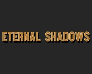 Retro Shadow Brand logo design