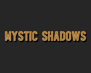 Retro Shadow Brand logo design