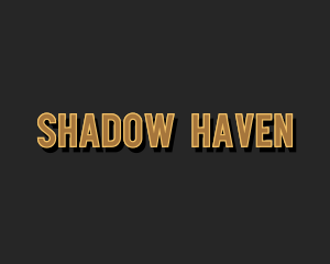 Retro Shadow Brand logo design