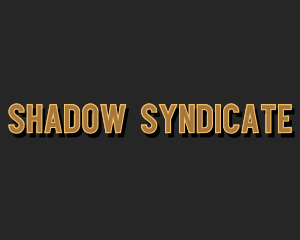 Retro Shadow Brand logo design