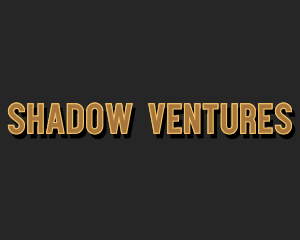 Retro Shadow Brand logo design