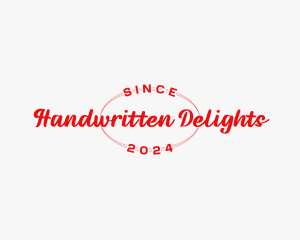 Handwritten Designer Studio logo design