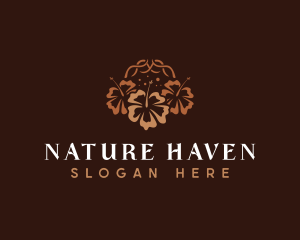 Nature Flower Gardening logo design